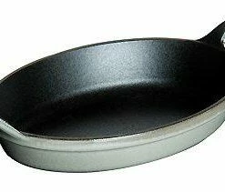 Staub Mini Auflaufform Oval Aus Gusseisen In Graphitgrau