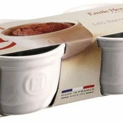 Emile Henry Töpfchen Nr. 9 In Farine, 2er Set -KitchenAid shop EH 4009 114009 Ramequins Ramekins N9x2 Pack 1