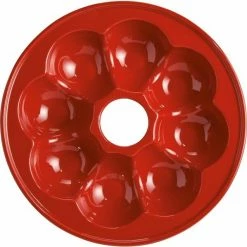 Emile Henry Unterteil Für Brotkranz-Backform Rund In Grand Cru