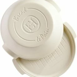 Emile Henry Brotbackform Rund In Creme 4 Emile Henry Brotbackform Rund In Creme -KitchenAid shop EH 5507 505507 SetPainMaison RoundBreadBaker TopBase