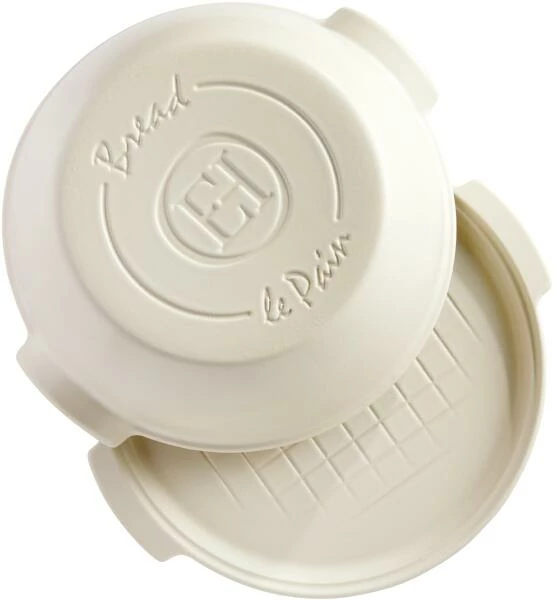 Emile Henry Brotbackform rund in creme Emile Henry Brotbackform Rund In Creme -KitchenAid shop EH 5507 505507 SetPainMaison RoundBreadBaker TopBase