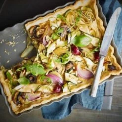 Emile Henry Kuchenform Rechteckig In Farine -KitchenAid shop EH 6038 Amb PlatTarteRect RectTartDish OnionTart Top4 H HD min