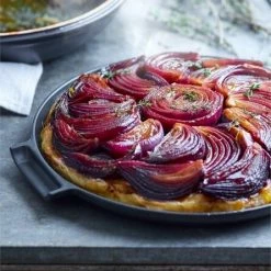 Emile Henry Tarte Tatin-Set Delight In Ardoise -KitchenAid shop EH 6699 Amb Delight TarteTatin Onions V