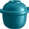 Emile Henry Mini-Auflaufform "Egg Nest" In Calanque -KitchenAid shop EH 8409 608409 Oeuf EggNest 1Main