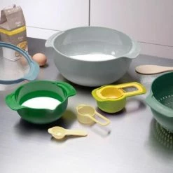 Joseph Joseph Schüssel-Set Nest™ 9 Plus, Opal -KitchenAid shop JJ NestPlus9 box Packaging 40076 IS1