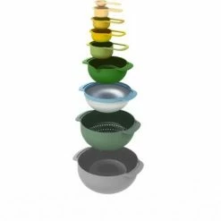 Joseph Joseph Schüssel-Set Nest™ 9 Plus, Opal -KitchenAid shop JJ NestPlus9 box Packaging 40076 R1
