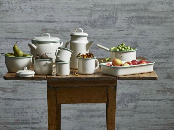 Kockums Schüssel Aus Emaille, Cream Lux 10 Cm 6 Kockums Schüssel Aus Emaille, Cream Lux 10 Cm – Bild 4