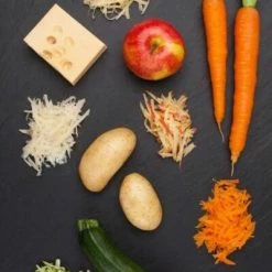 Microplane Grobreibe Elite In Rot 12 Microplane Grobreibe Elite In Rot -KitchenAid shop MP Grating Results Extra Coarse Blade neu 5 l