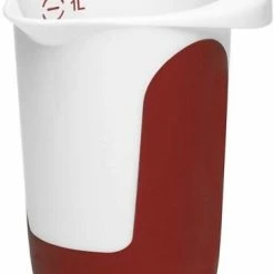 Emsa Quirltopf MIX & BAKE, Weiß/Rot, 1,0 L