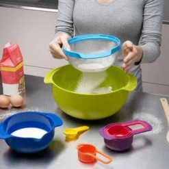 Joseph Joseph Schüssel-Set Nest 9 Plus Bunt, 9-tlg. -KitchenAid shop Nest 9 Plus Seive 2 neu