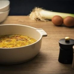 Appolia Auflaufform Rund, In Ecru 34 Cm Durchmesser -KitchenAid shop OMELETTE peugeot 1