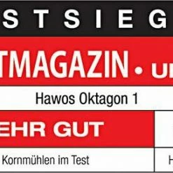 Hawos Getreidemühle Oktagon 1 230 V -KitchenAid shop Testurteil hawos oktagon1