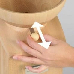 Schnitzer Kombimühle Vario Mit Holztrichter -KitchenAid shop Trichterhebel ziehen Hand 1