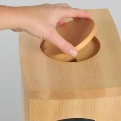 Schnitzer Kombimühle Vario Mit Holztrichter -KitchenAid shop Trichterplattenabdeckung anheben Hand 1