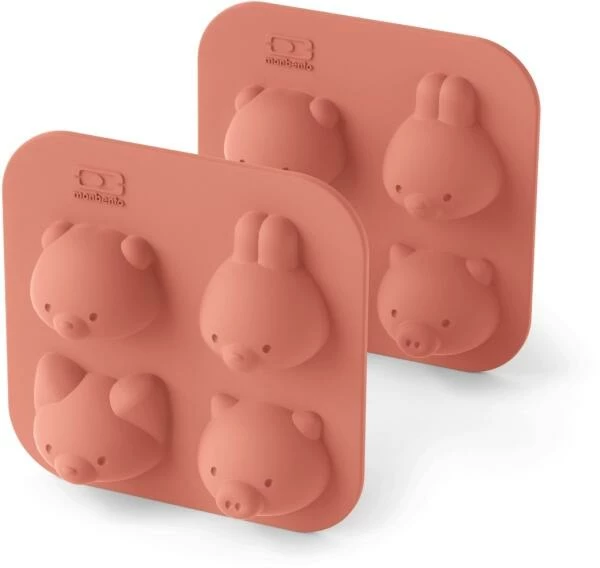 Monbento Silikonform mit Tiermotiven, 2 tlg. Monbento Silikonform Mit Tiermotiven, 2 Tlg. -KitchenAid shop silifriends rose double