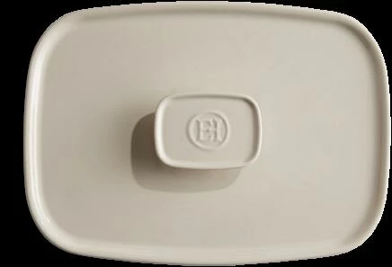 Emile Henry Deckel für Ultime rechteckig in ton Emile Henry Deckel Für Ultime Rechteckig In Ton 25 X 18 X 3 Cm -KitchenAid shop small oven dish lids deckel ultime ton EH